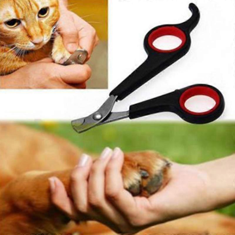 Pet Dog Cat Nail Scissors Paw Nail Clippers Handle Thickened Nail Scissors Pet Elbow Nail Clippers