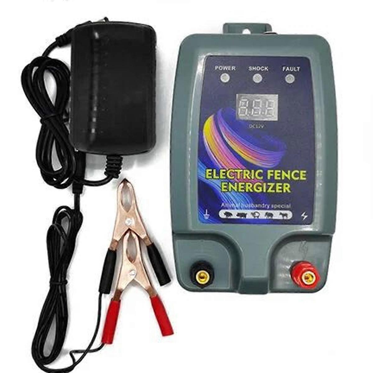 Electric Fence Energizer for Poultry Farms, Ensuring Protection Through AC Power with Durable Casing and Low Power Consumption