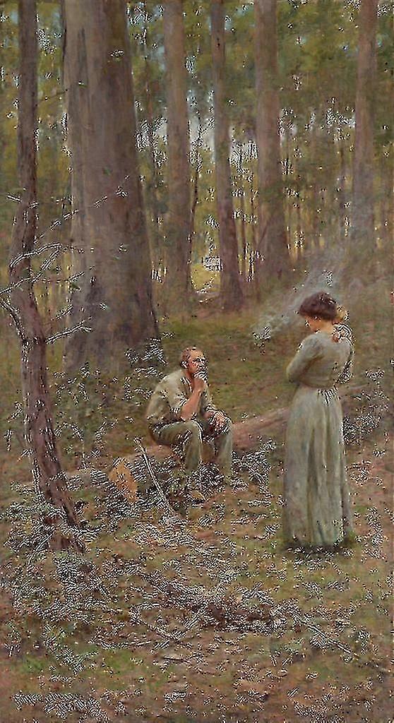 The Pioneer, Frederick Mccubbin, 80x 43.6 Cm