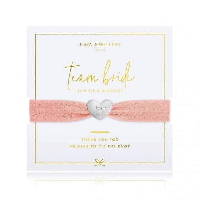 Happy Ever After Bridal Jewellery Silver Team Bride Hair 15cm Stretch Bracelet 3693
