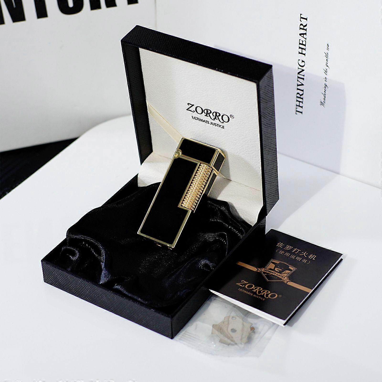 728 Side Slide Narrow Machine Clamshell Kerosene Lighter Resin Craft Small Portable Wholesale Generation