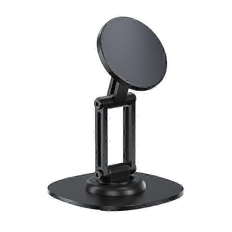 Magnetic Phone Stand, MagSafe iPhone Stand Holder for Desk with 360 Rotating Base, Metal Foldable Adjustable Cell Phone Stand Compatible with iPhone 1
