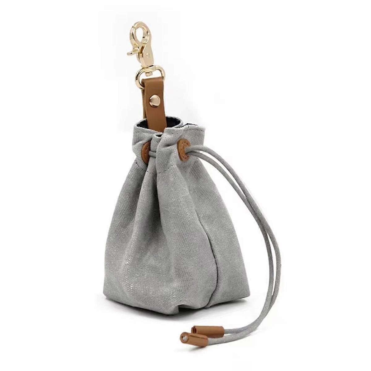 Dog Treat Pouch, Portable Training Bag with Drawstring, Waterproof