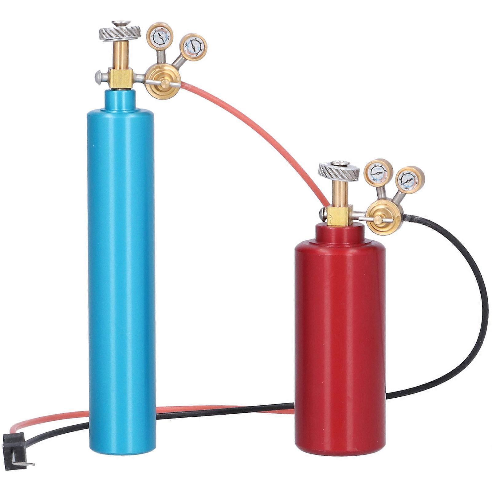 Simulation Mini Oxygen Cylinder Acetylene Bottle for Axial SCX10 90046 1/10 RC Car