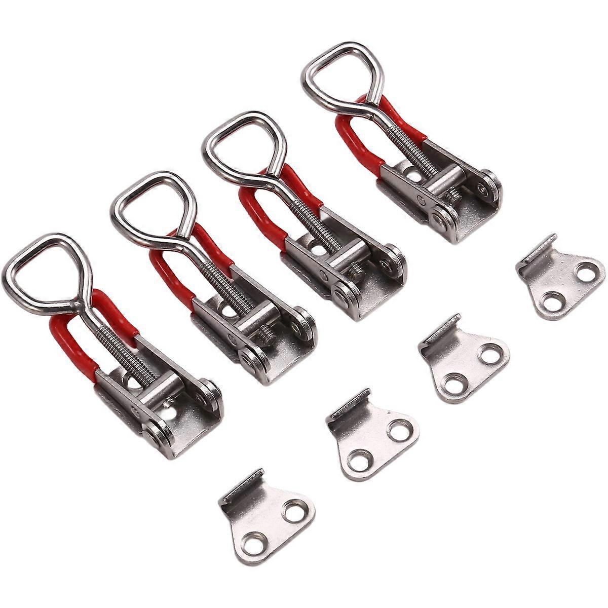4PCS Adjustable Toolbox Case Metal Toggle Latch