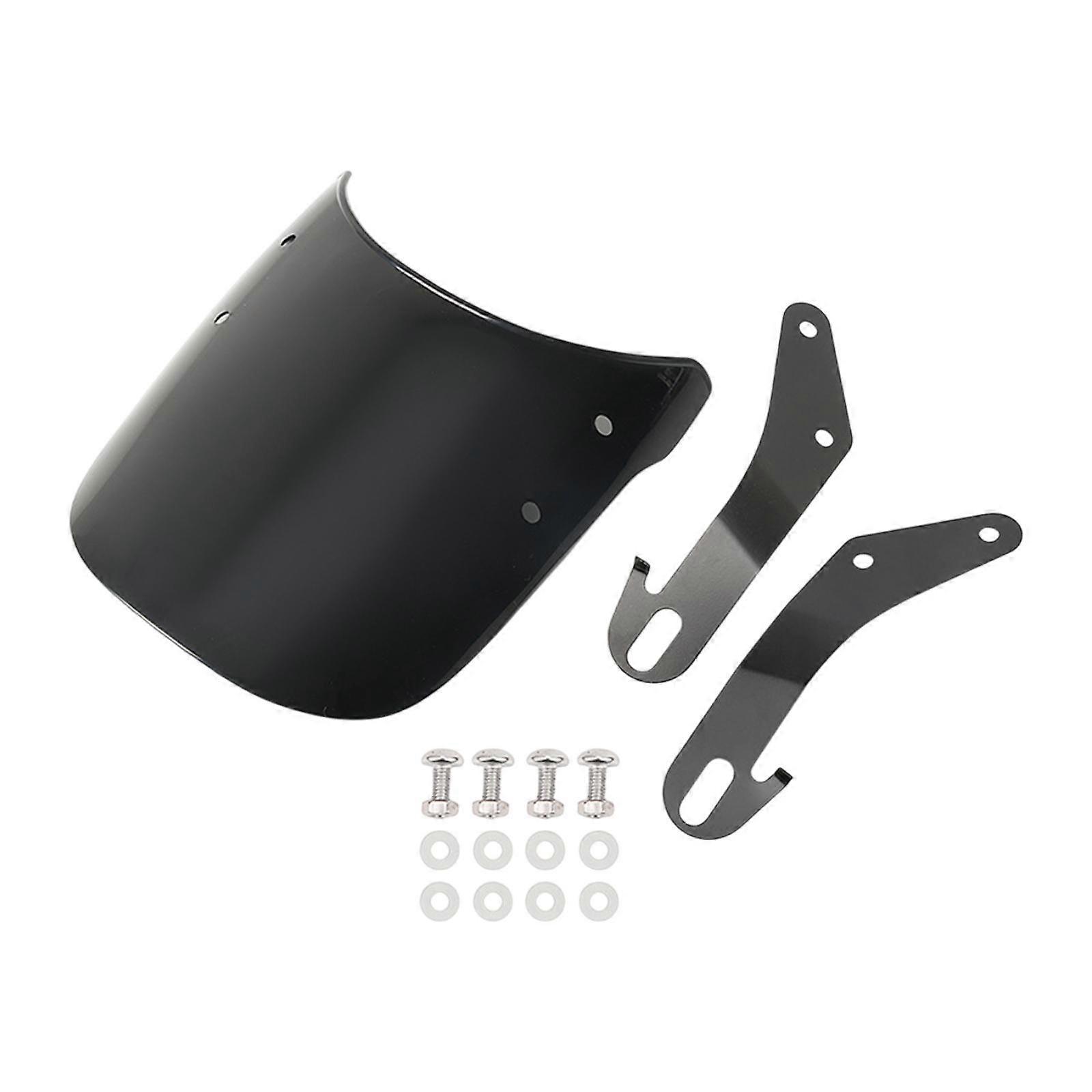 Motorcycle Windscreen Scooter Wndshield 4 to 7" Headlamp Replacement Windproof