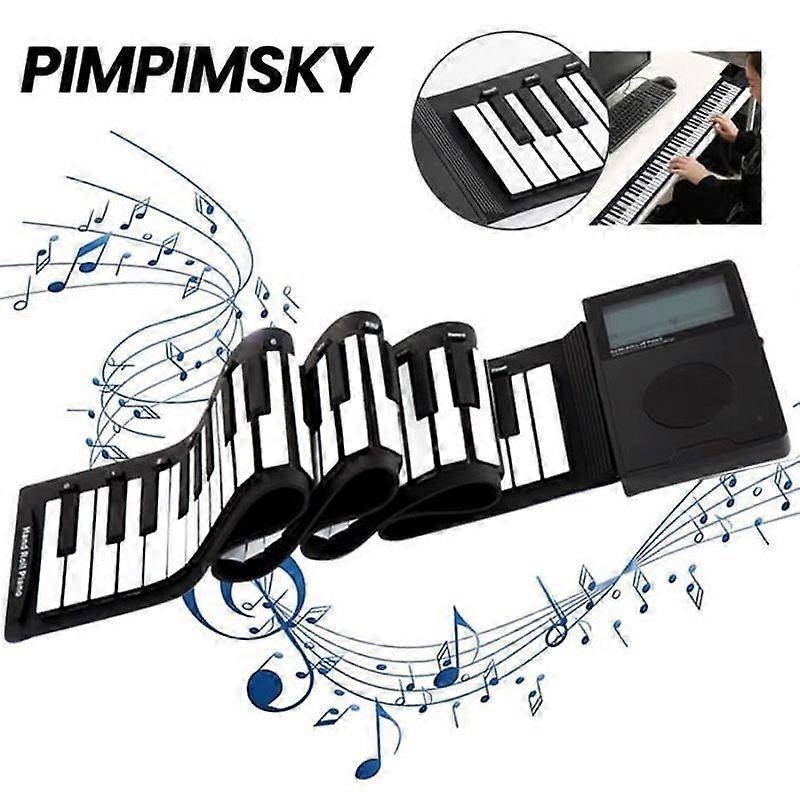 PIMPIMSKY Keyboard Piano Foldable Electronic Piano Portable 88 Keys Piano Toy Electronic Keyboard Beginner Child