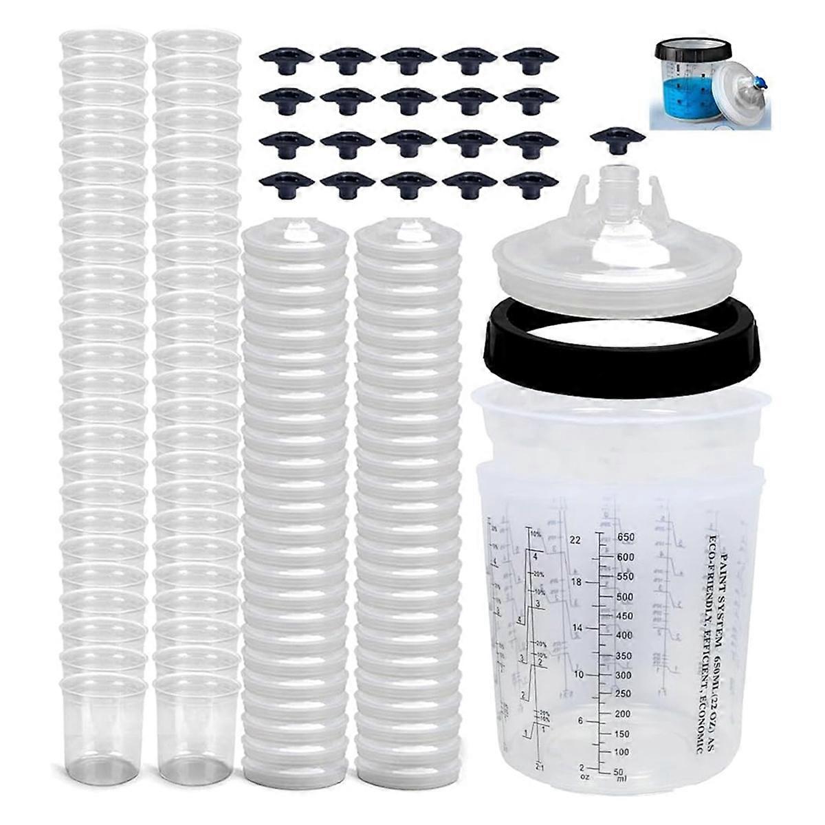 22 oz guncup liner and lid or car paintgun