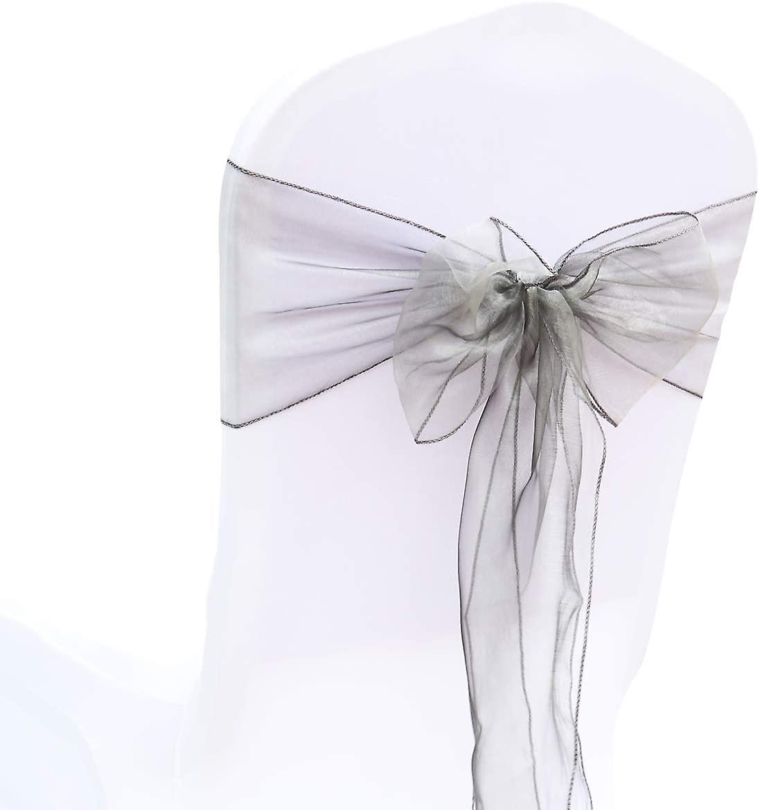 25 db Organza szék szárnyak esküvői party dekoráció