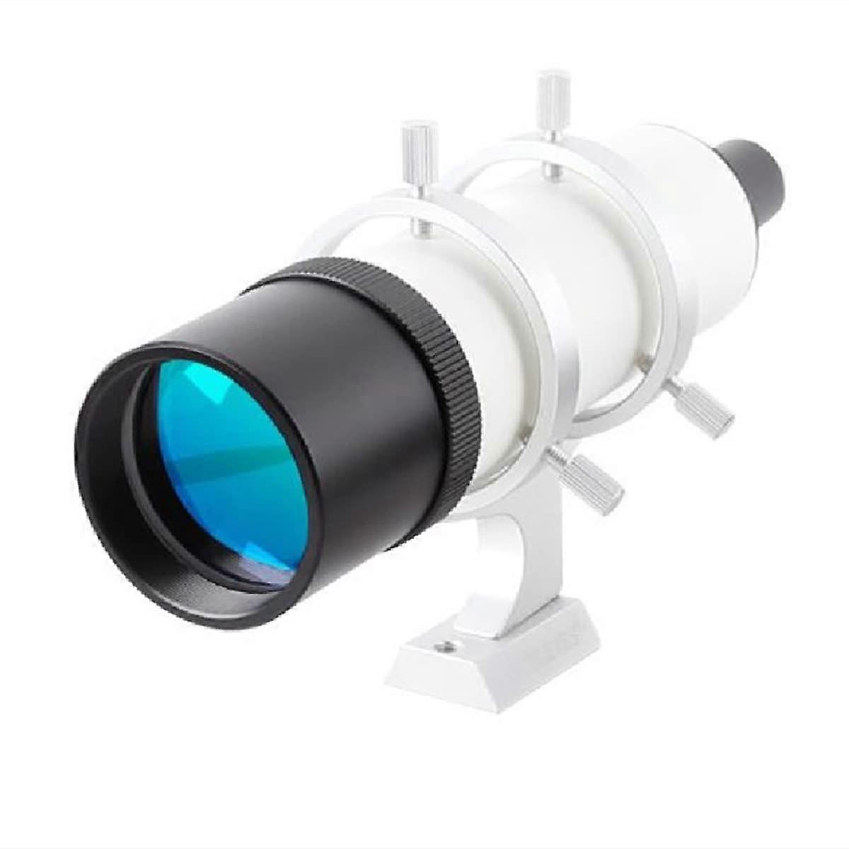 Microscope Accessories Kit 9x50 Optical Finder Tube with Black or White Bracket for Astronomical Telescope and Microscope Slides