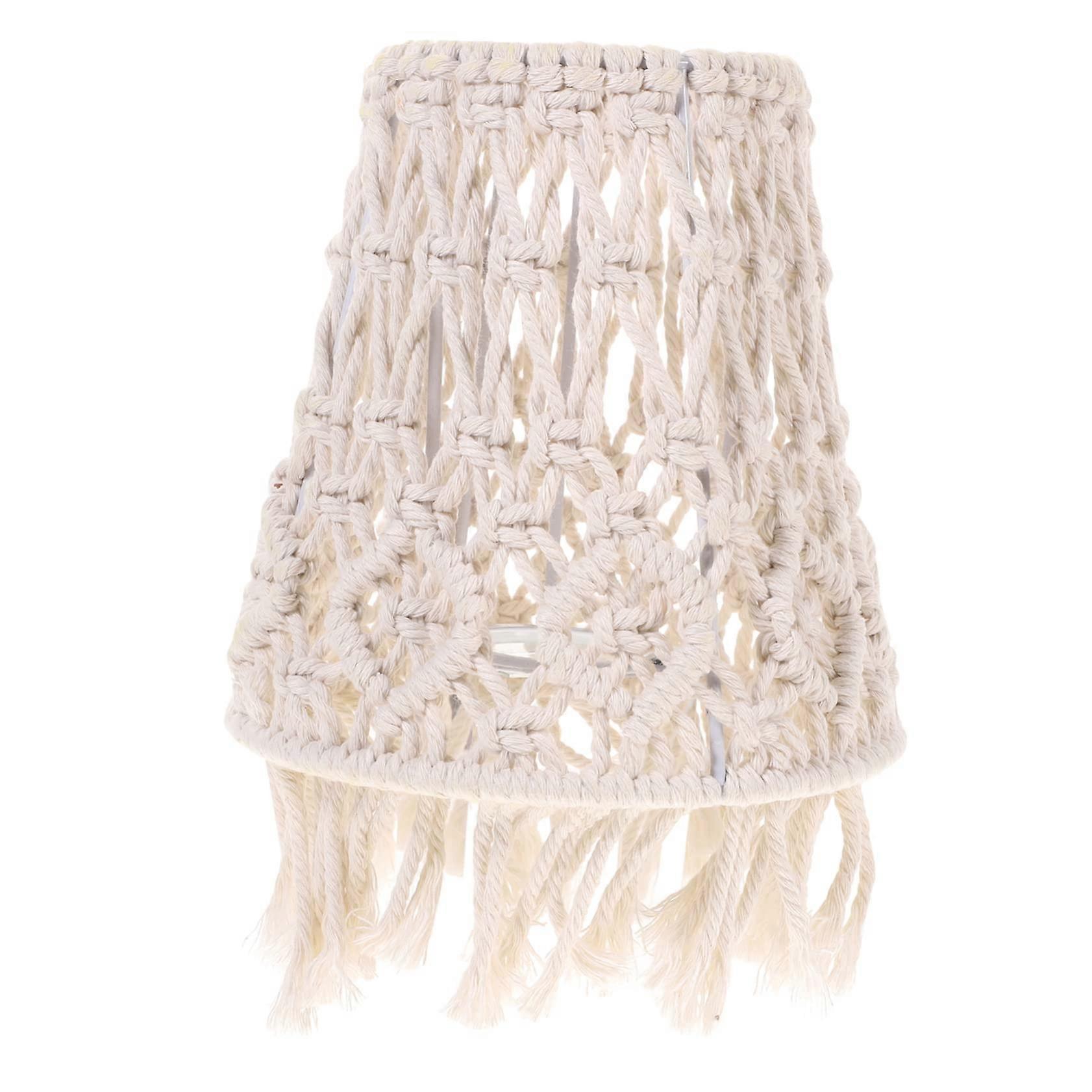 Lampshade Small Table Lamp Shade With Woven Design For Living Room And Bedside Lighting