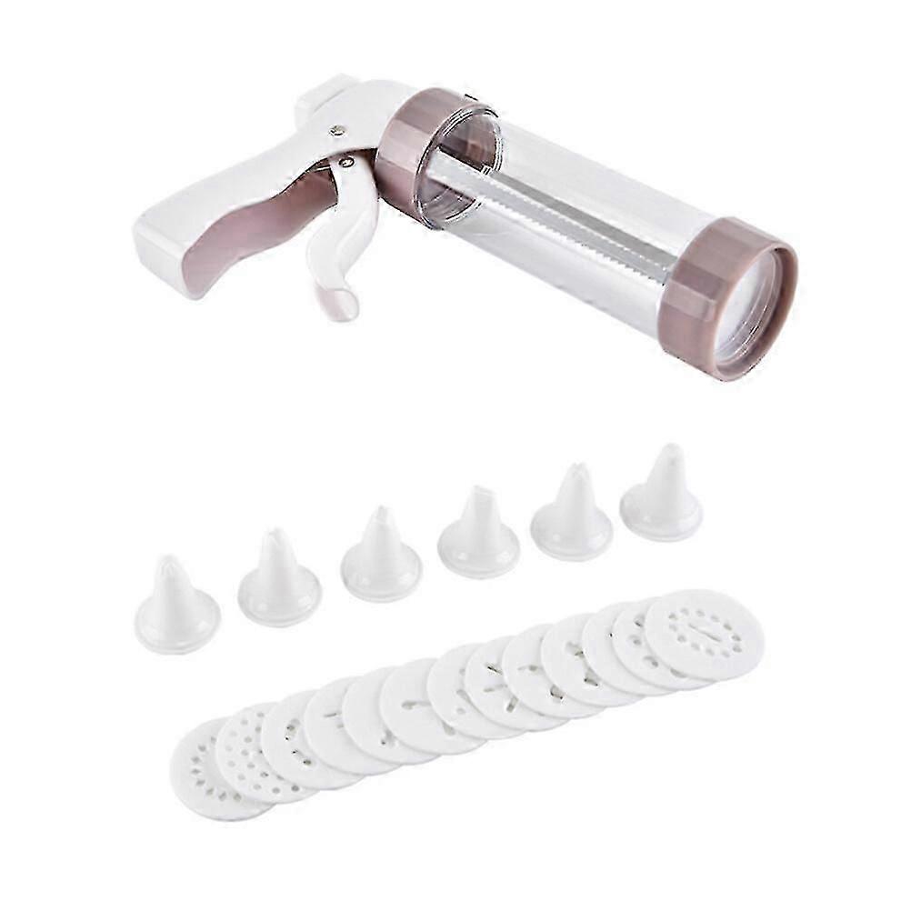 Cookie Press Set with Frosting Tips for Baking Biscuit Icing