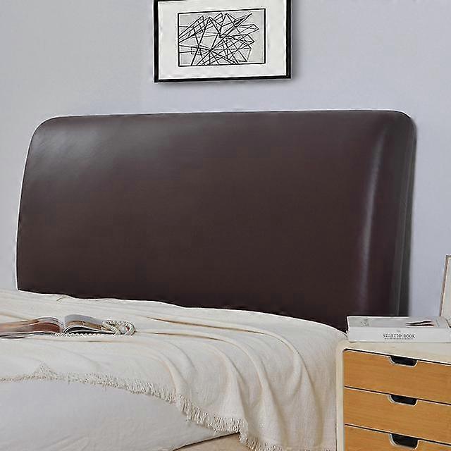 High Quality Bedside Protection Dust Cover Waterproof Artificial Leather Headboard Cover Elastic All -Inclusive Bed Head Back