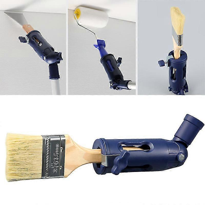 Paint Brush Extender For Threaded And Locking Poles Multi-angle Paint Roller Extension Clamping Handle Tool For High Ceilings-YuJia
