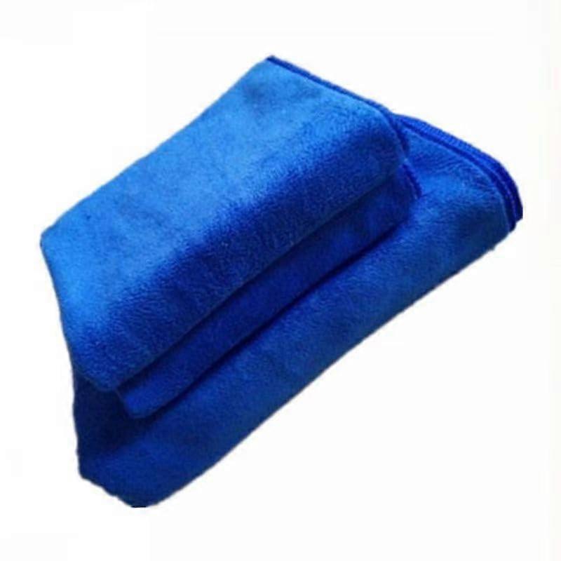 WaterAbsorbent and Thick car Cleaning Cloth, car Towel rag, Blue