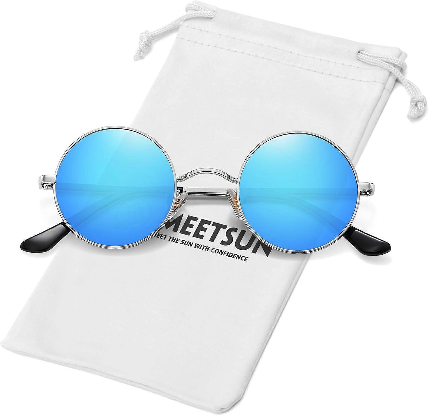 High quality brand new Small Round Polarized Sunglasses for Men Women Retro
