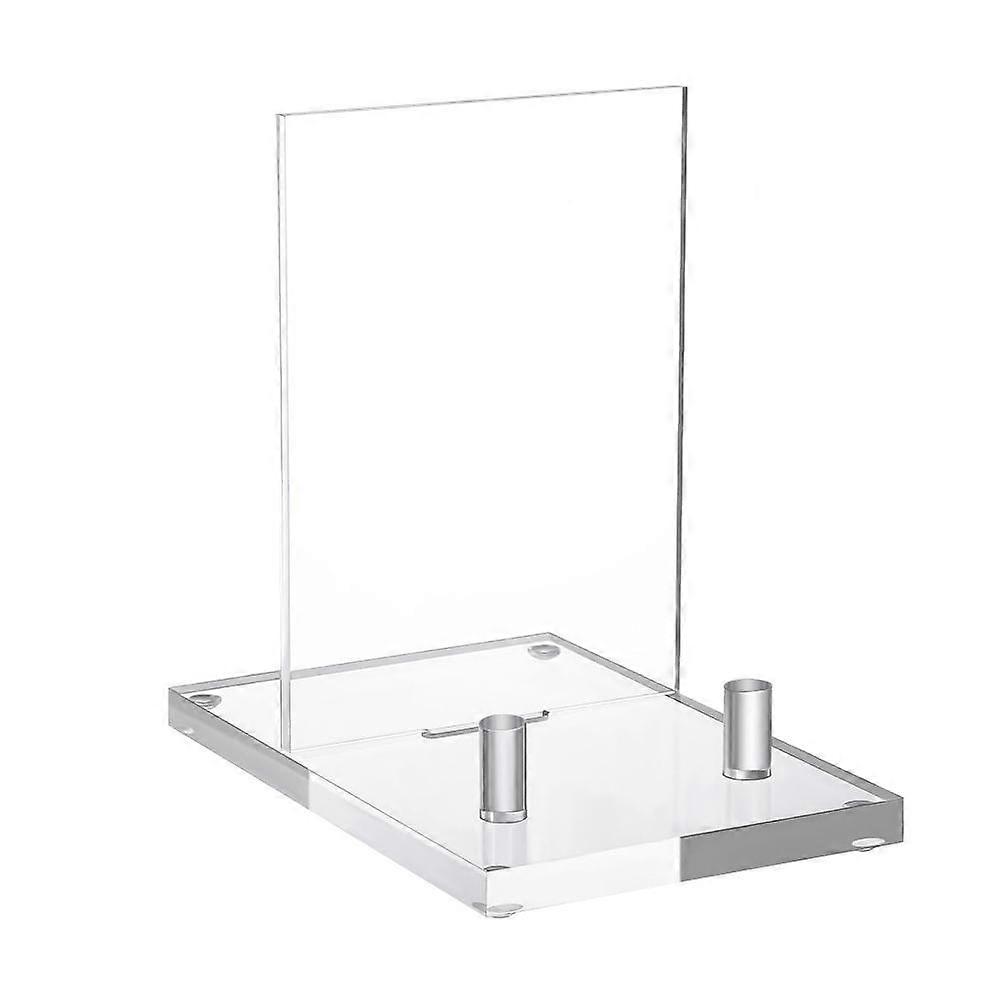 Acrylic Book Picture Frame Plate Stand