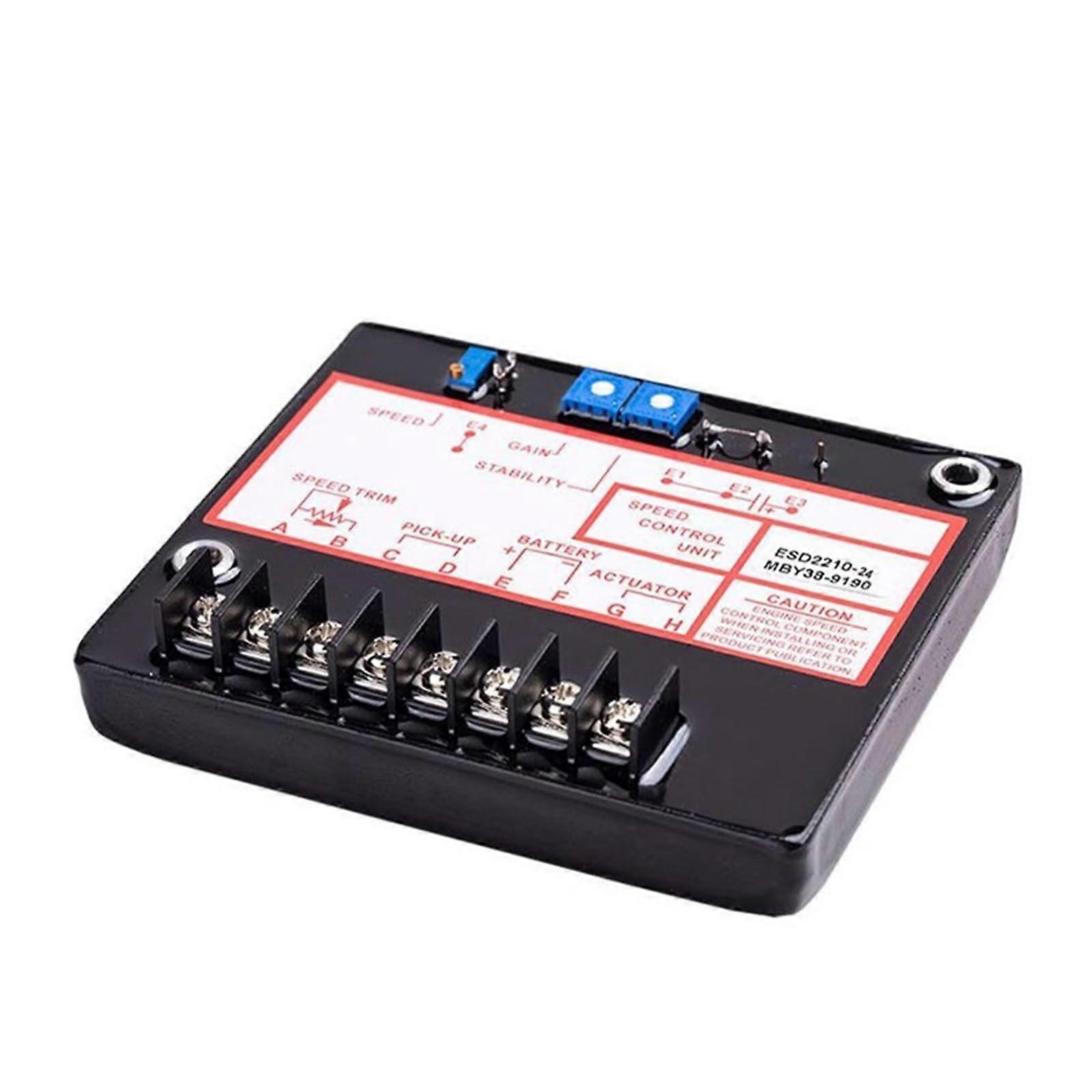 Engine Governor ESD2210 Speed Control Unit for 12V/24V Generators, Engine Controller - 24V Model