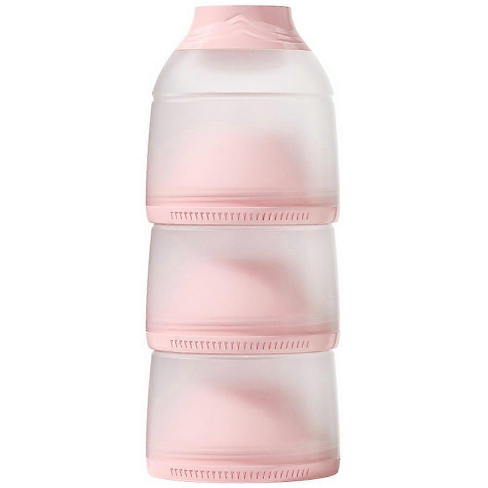 1 Set Portable Milk Powder Box Detachable 3 Layers Portable Milk Powder Container
