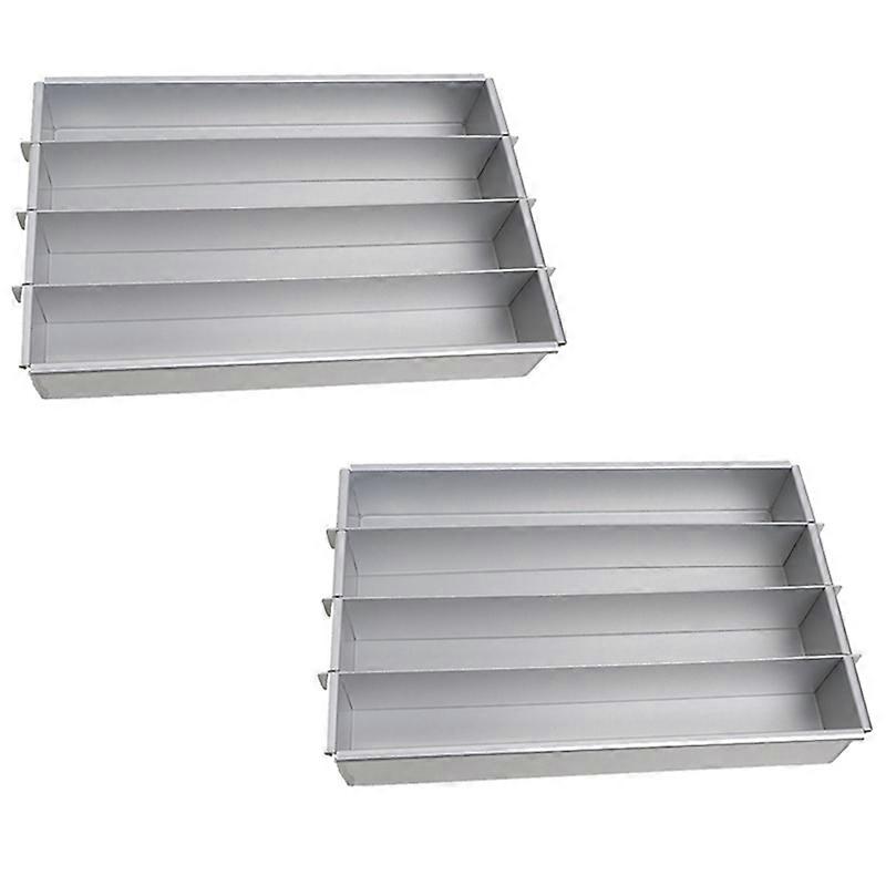 2Pcs Cake Mold Box Cutting Strip Mold Cooling Plate
