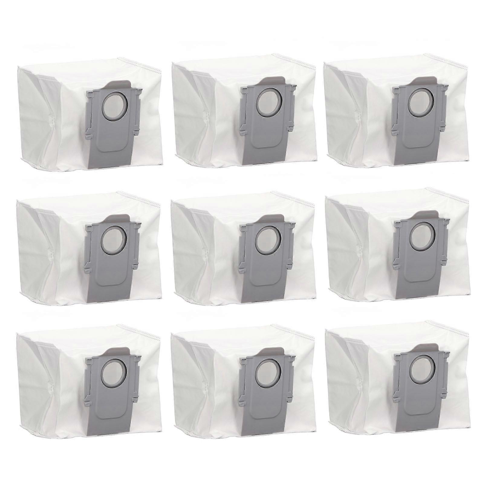 9pcs Robot Cleaner Disposable Dust Collection Bag for Roborock G10S PRO T8 T8 PLUS Q7 MAX S7 MAXV UITRA