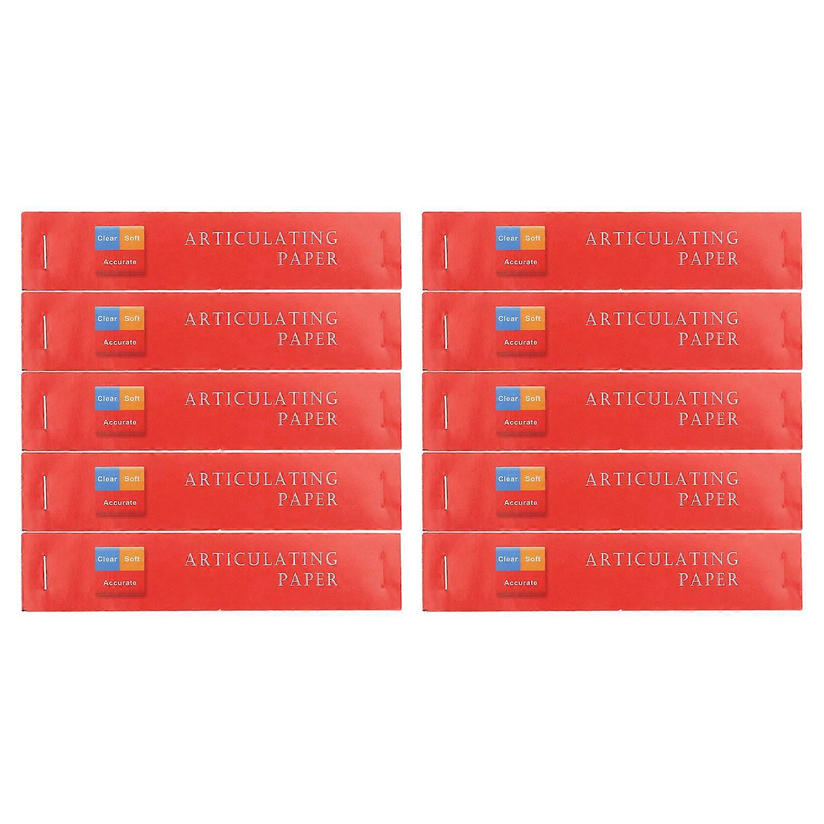 400pcs Red Thin Dental Articulating Paper Double Side Bite Paper Strips Articulating Paper