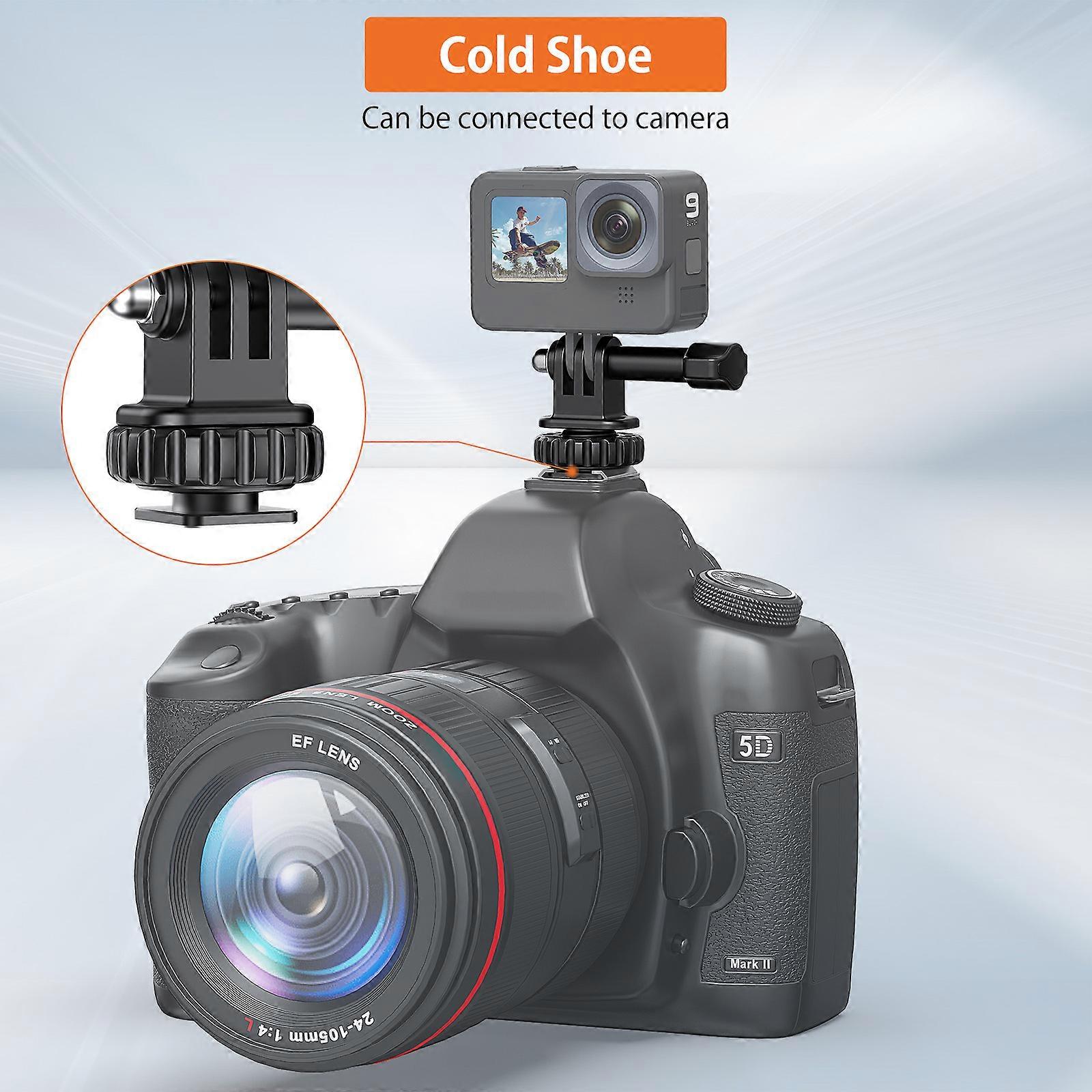 GoPro Cold Shoe Mount Adapter: Universal, Durable, and Adjustable for Versatile Filming