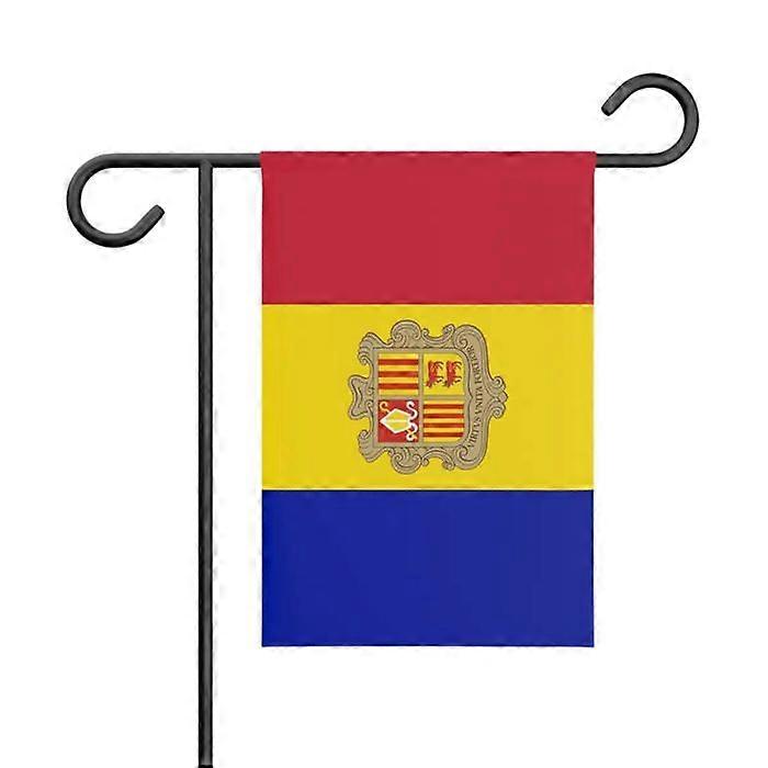 Flag - Andorra - 32 x 47.5 cm - Polyester - Double-sided print - Multicolored