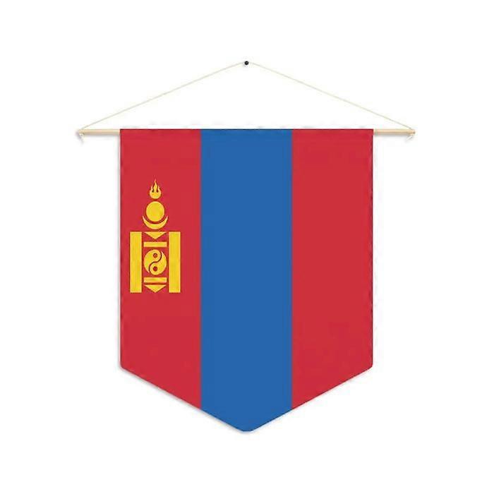 Flag - Mongolia - 30 x 45 cm - Polyester - Double-sided print - Accessories included