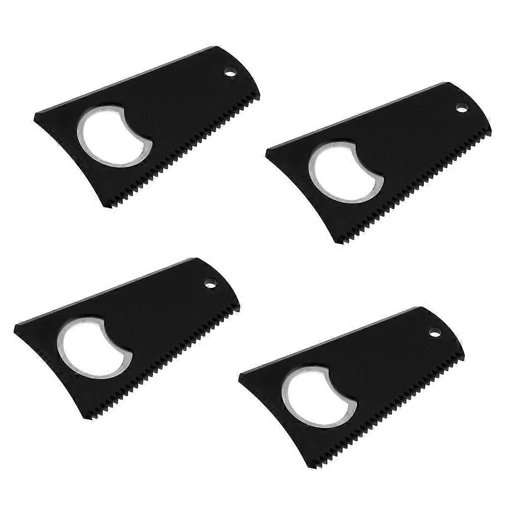 4x Surfbrett Wachs Kamm Entferner Reiniger Pflege Multi Tool Zubehör