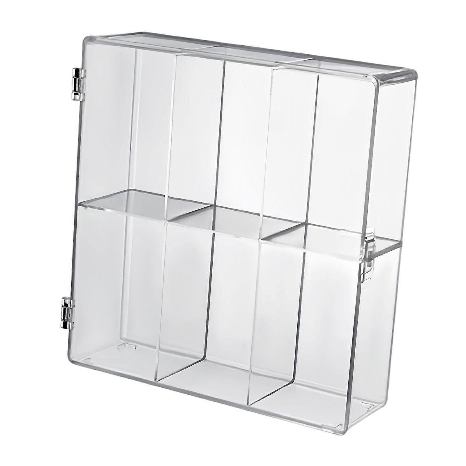 Action Figure Storage Case Clear Acrylic Organizer for Party Rock Countertop