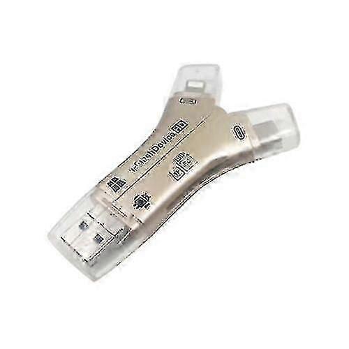 4 In1 Usb I-flash Drive Hd Micro Sd Tf Card Reader For Ipad Iphone Android Pc &h