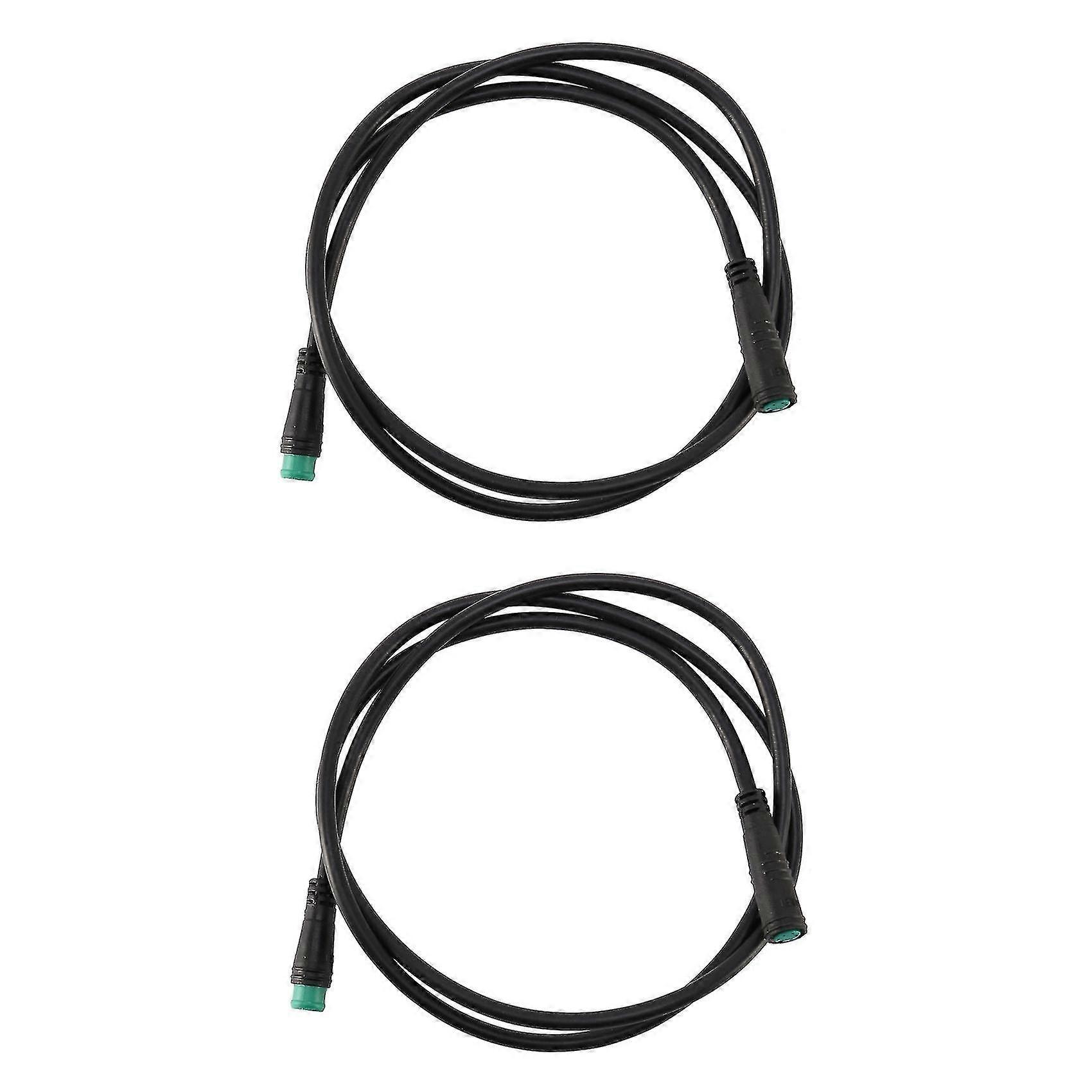 2x 5 Pin Ebike Display Cable for BBS01/BBS02 Mid Motor Extension Connector