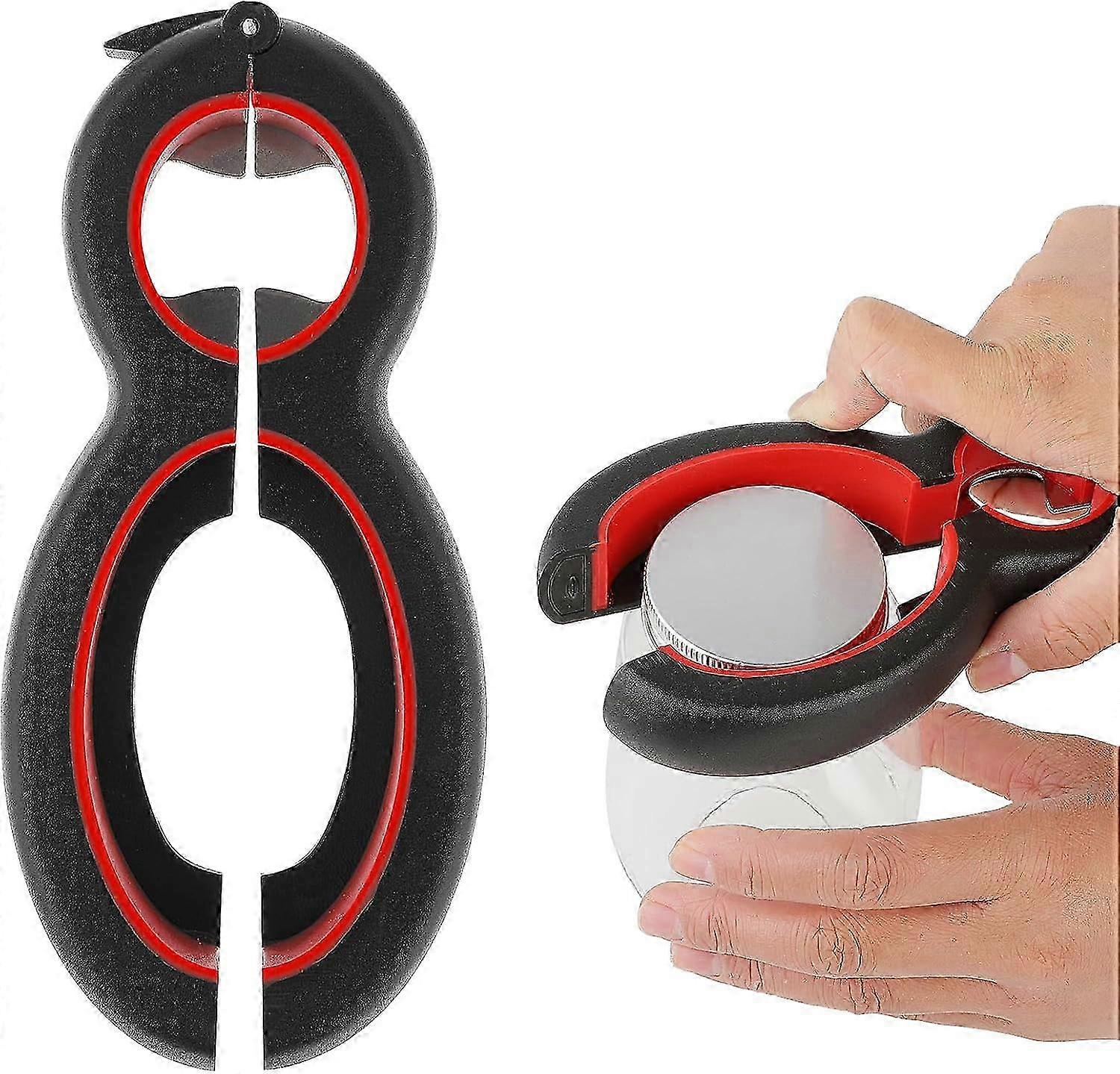 6-in-1 Non-Slip Bottle & Can Opener Set for Kitchen & Elderly