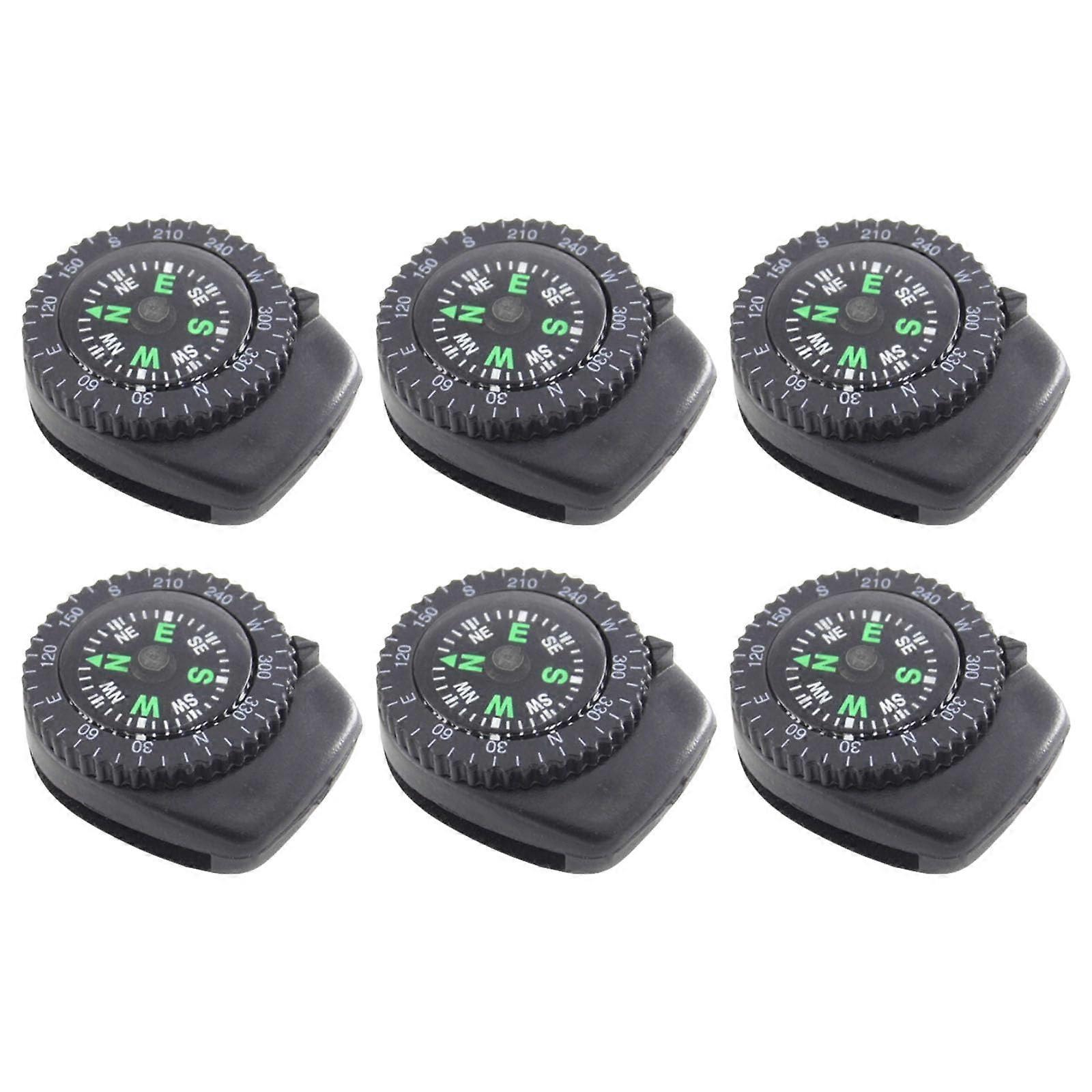 6 x waterproof compasses, multifunctional compasses for precise navigation Ref: 1064