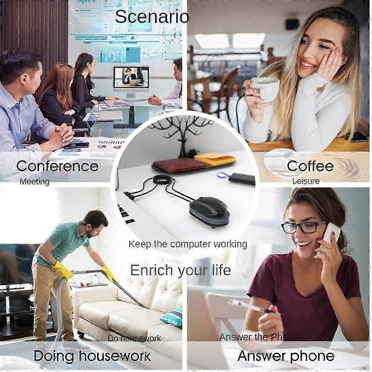 Mouse Mover Undetectable Mouse Jiggler Auto Movement Anti-Sleep Mouse Movement Simulator for Comput