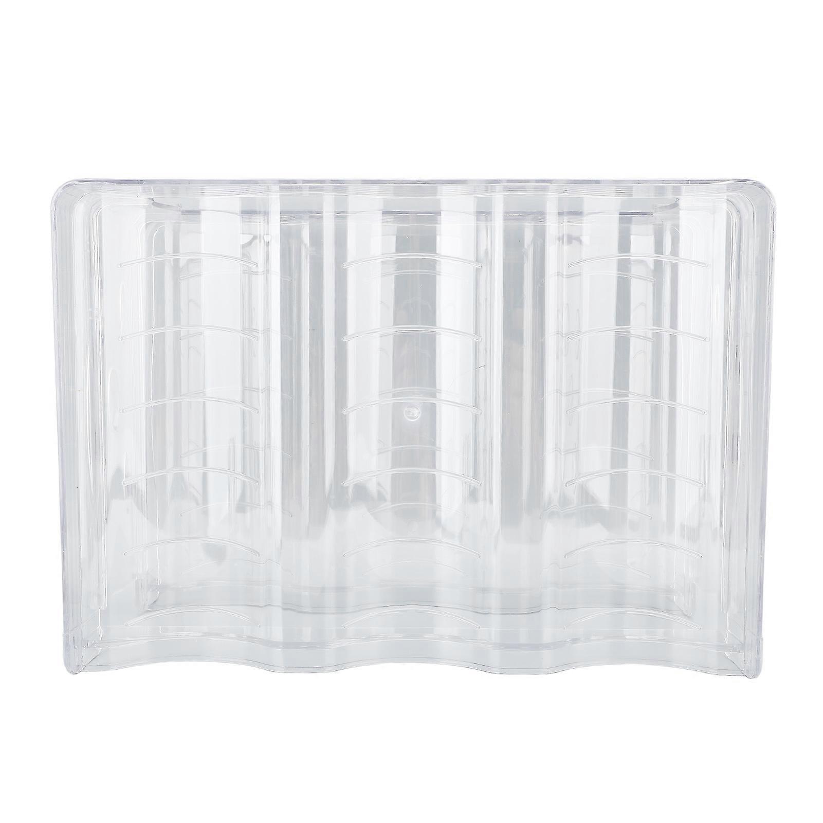 Stackable Water Bottle Organizer Double Layer Transparent Plastic Desktop Cup Storage Rack for Kitchen Cabinet 3 Bottles Per Shelf 