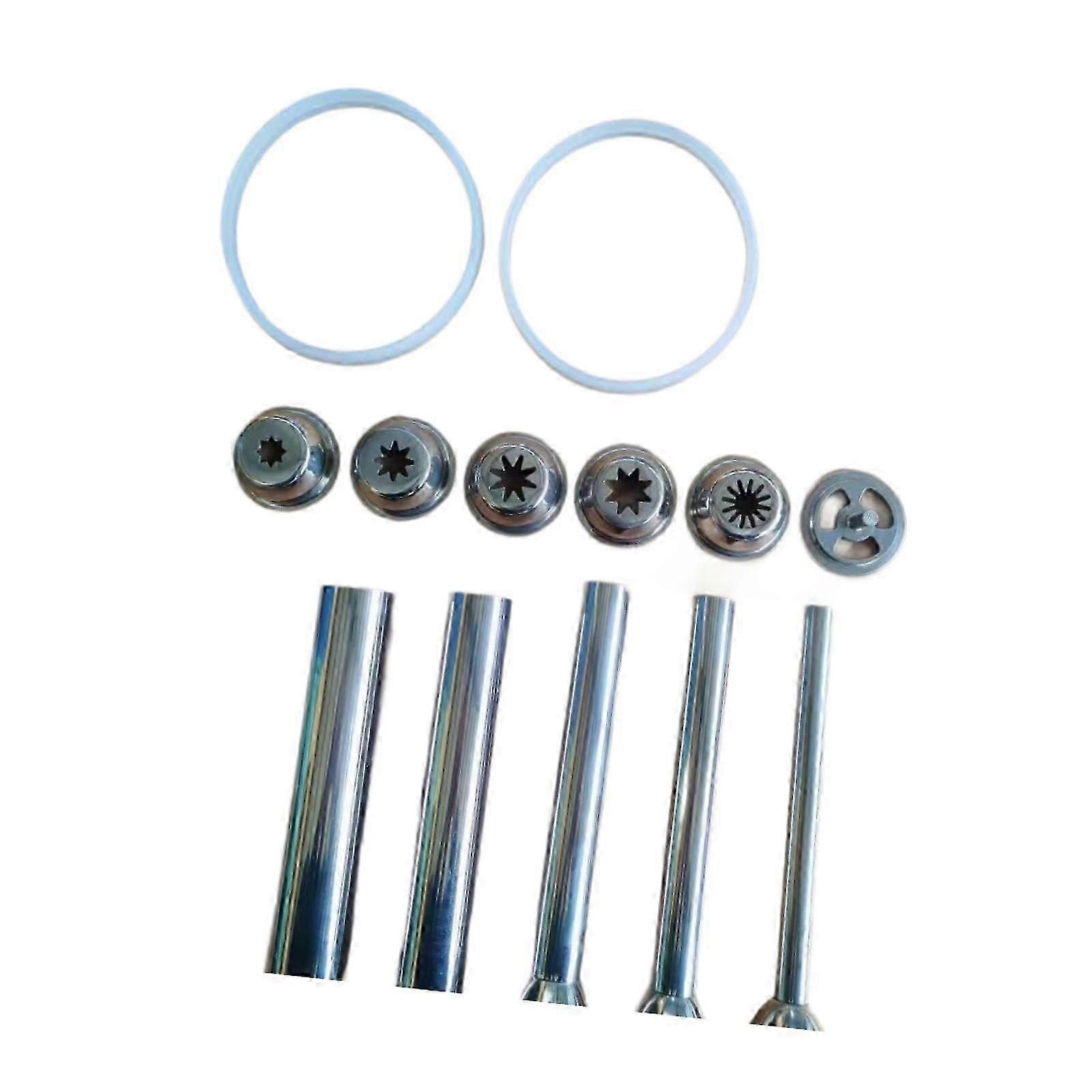Churros Machine Nozzles with 5 Stuffing Tubes for Perfect Churro Making Accessories and Parts Kits
