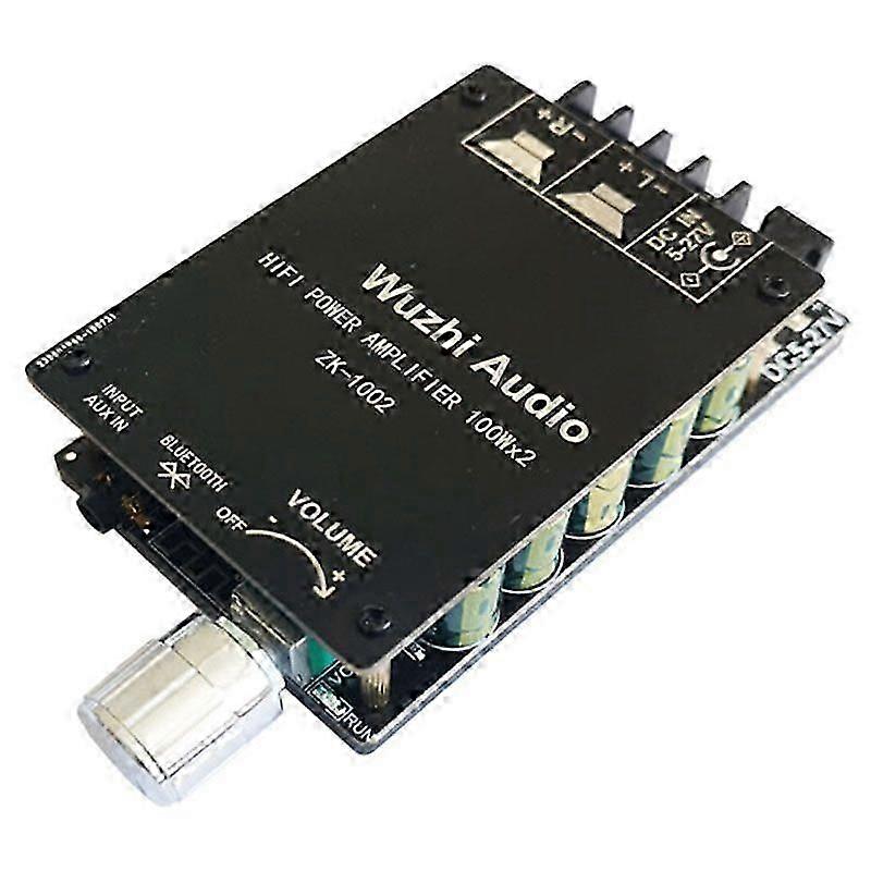 Bluetooth 5.0 Stereo Amplifier Board with TPA3116 Chip, 100Wx2 Dual Channel High Power Digital AMP
