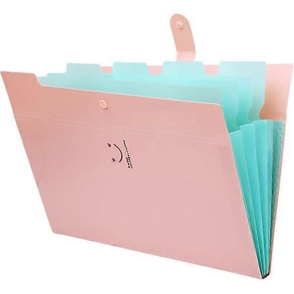 A4 5-compartment waterproof folder suitable for office, home, school