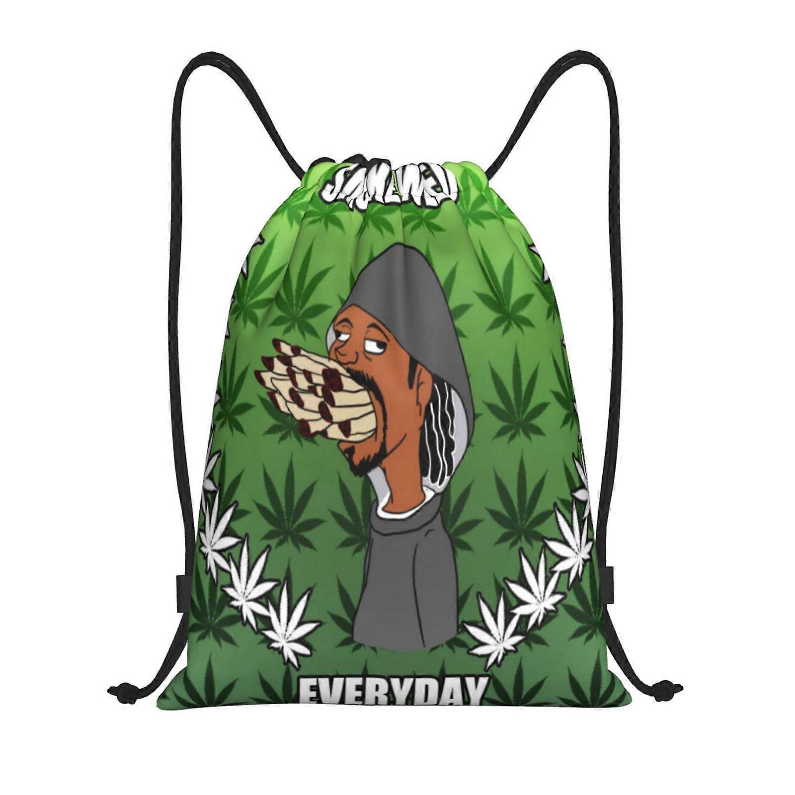 g23 SNOOP DOGG Canvas double shoulder backpack easy to carry and effortlessly cool u23
