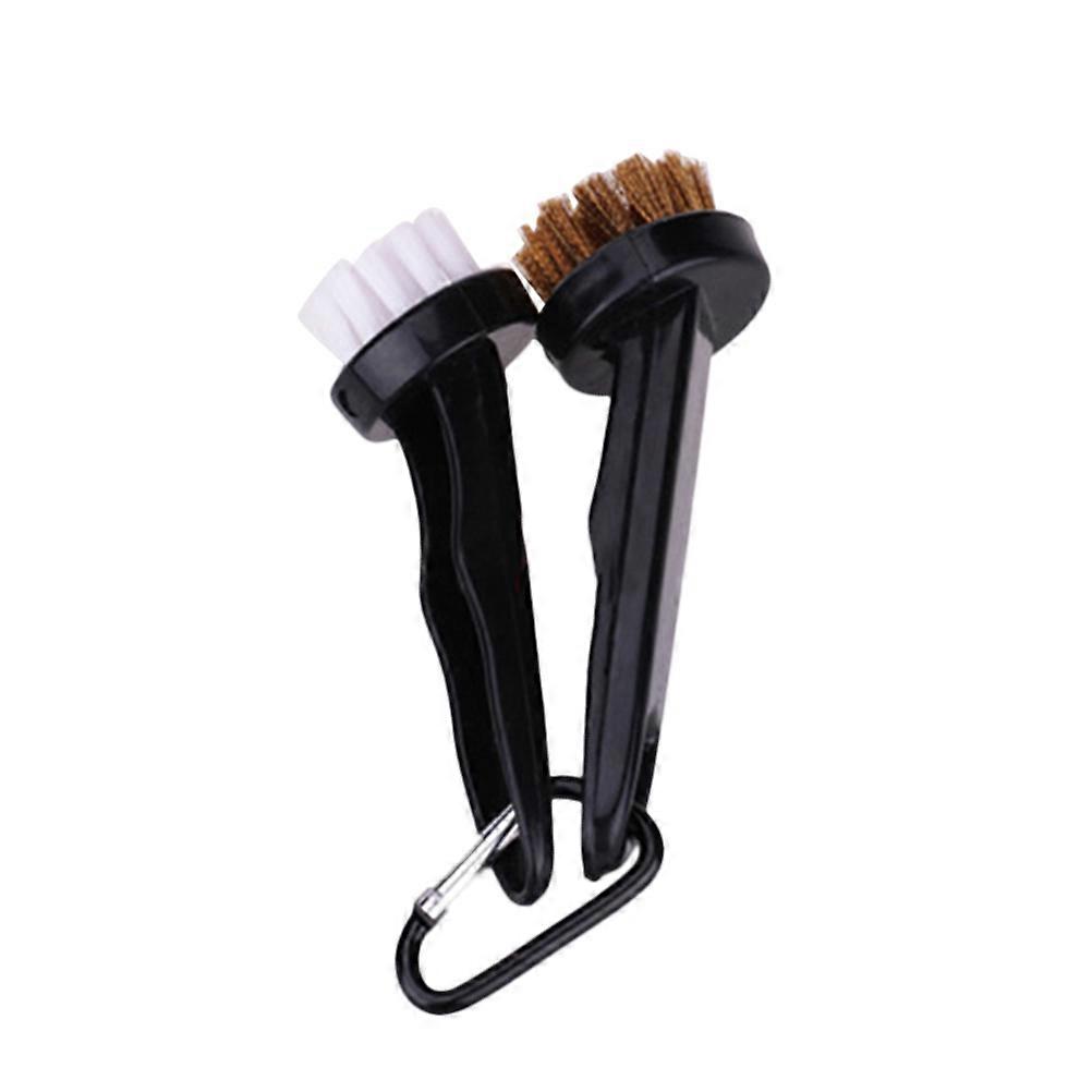 Compact Wire Bristle Brush for Thorough Golf Equipment Cleaning