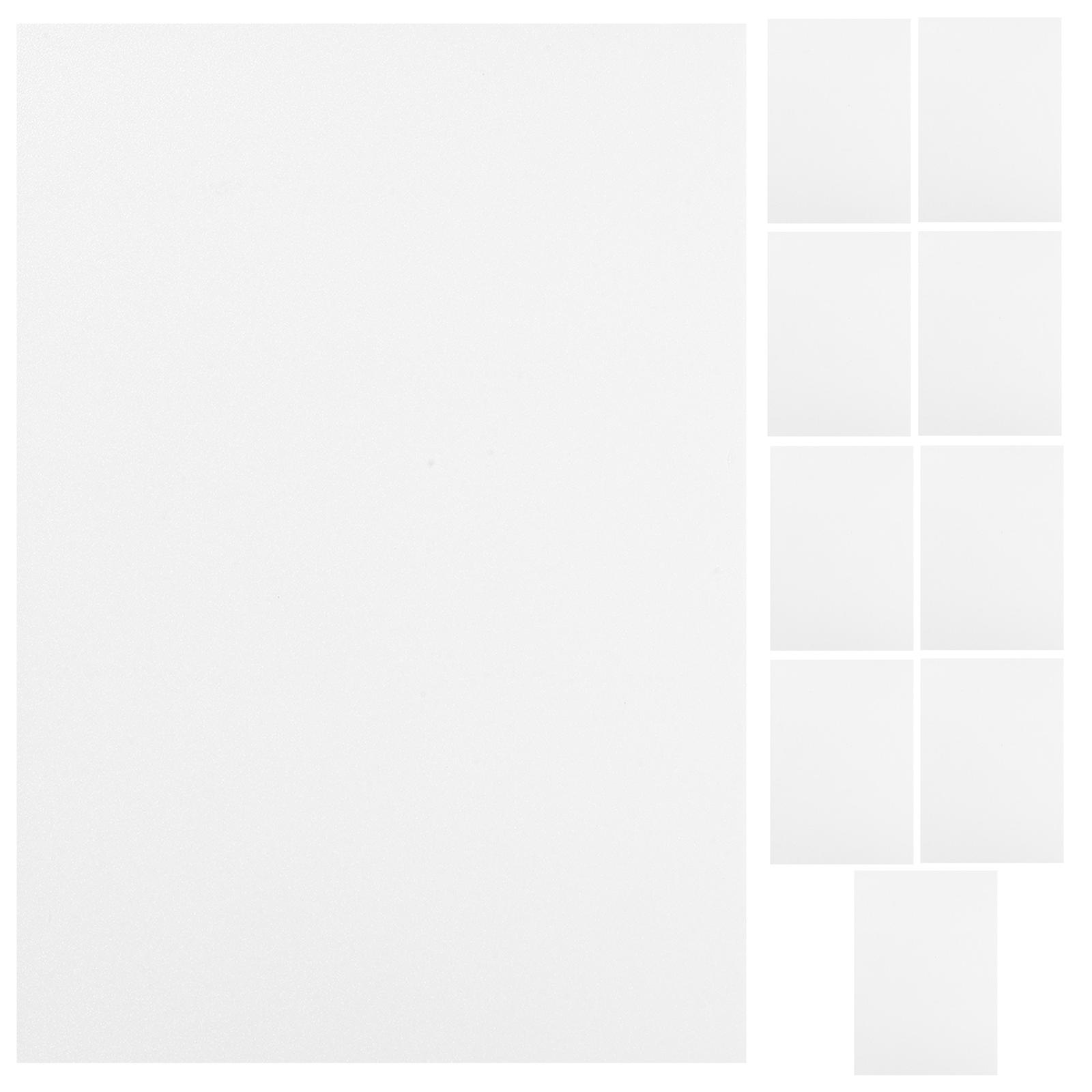 Foam Sheets 10 Pack – Thick White Craft Sheets for Printmaking, DIY Projects, and Creative Art Material Use