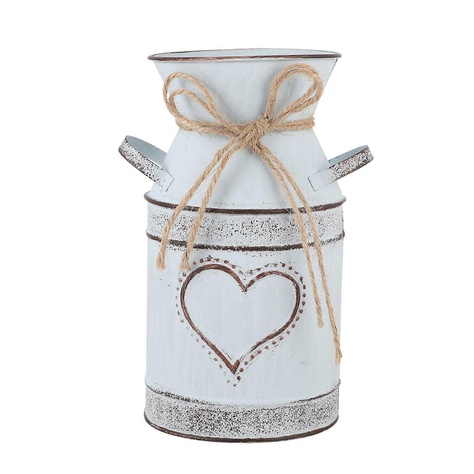 Heart Patterned Vase, Contemporary Flower Container Suitable for Various Spaces