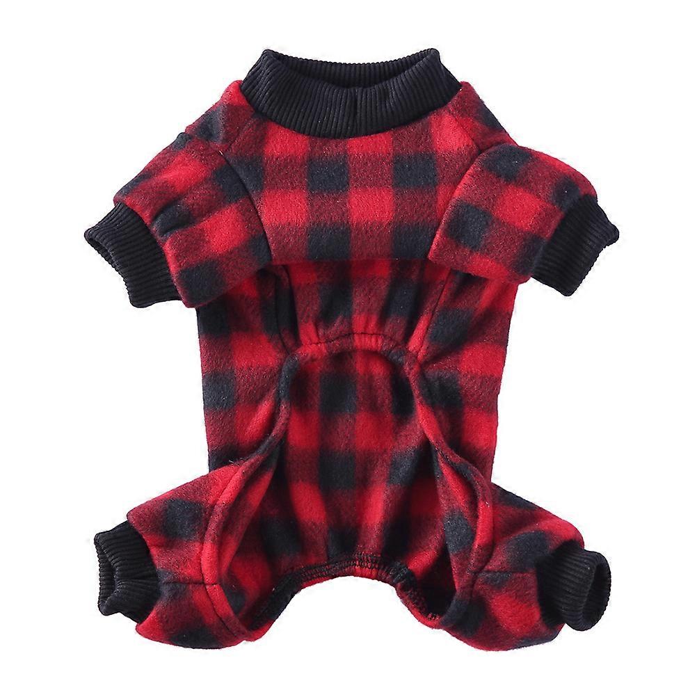 Dog Pajamas Pet Costume Warmth Special Occasion S Polyester 1Set