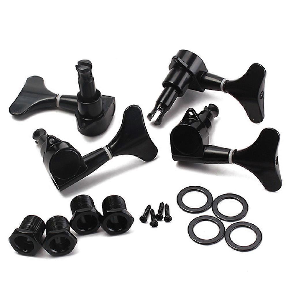 Bass Machine Heads Sealed Tuning Pegs For Music Performance Instrument Maintenance Brass 4Pcs