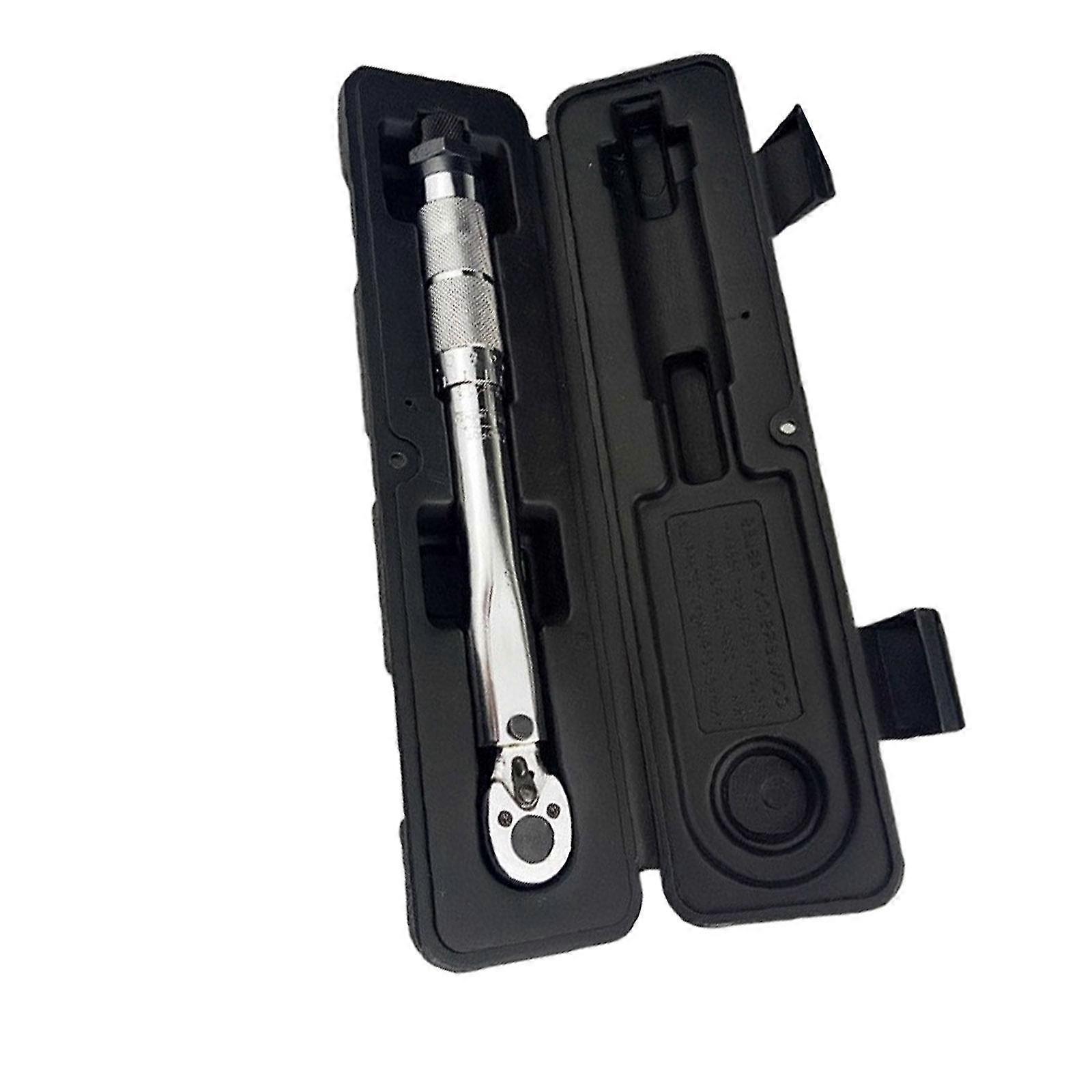 1/4 Square Drive Torque Wrench 5-25nm Adjustable Length 27.4cm Hand Spanner Ideal for Small Vehicles and Motorcycles, Versatile Tool for Var