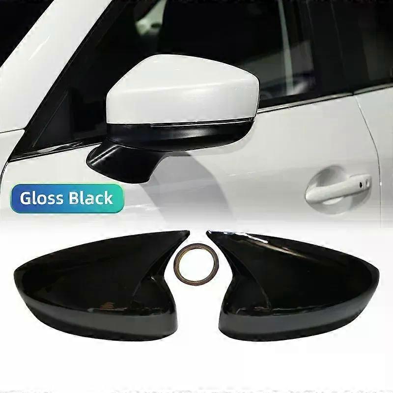 con 2pcs Replacement Carbon Fiber Pattern Rearview side Mirror cover caps For Mazda CX5 CX-5 2017-2023