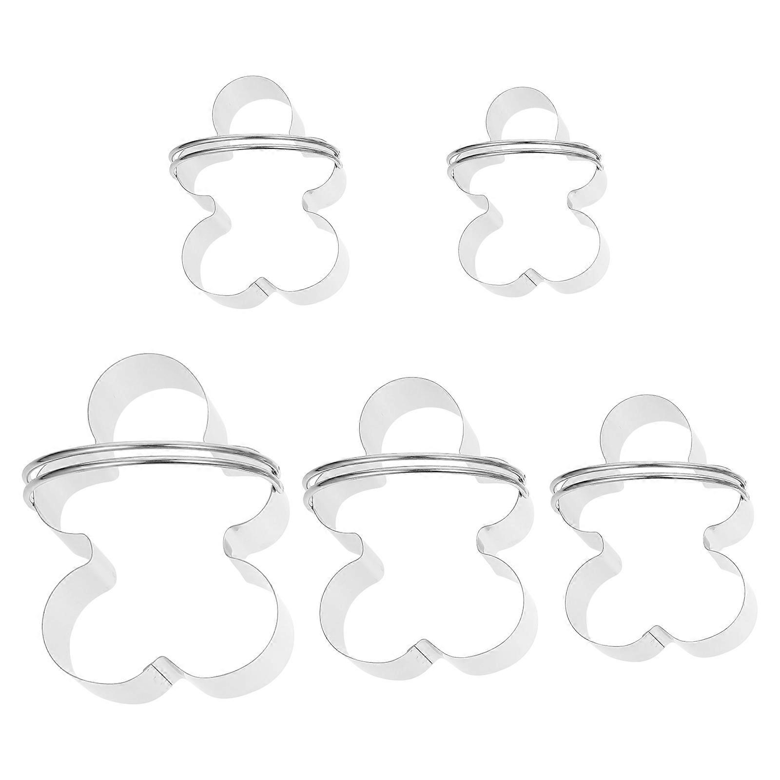 Stainless Steel Jelly Biscuit Mold For Sugar Pie Making And Fondant Shaping Family Christmas Baking 1 Set