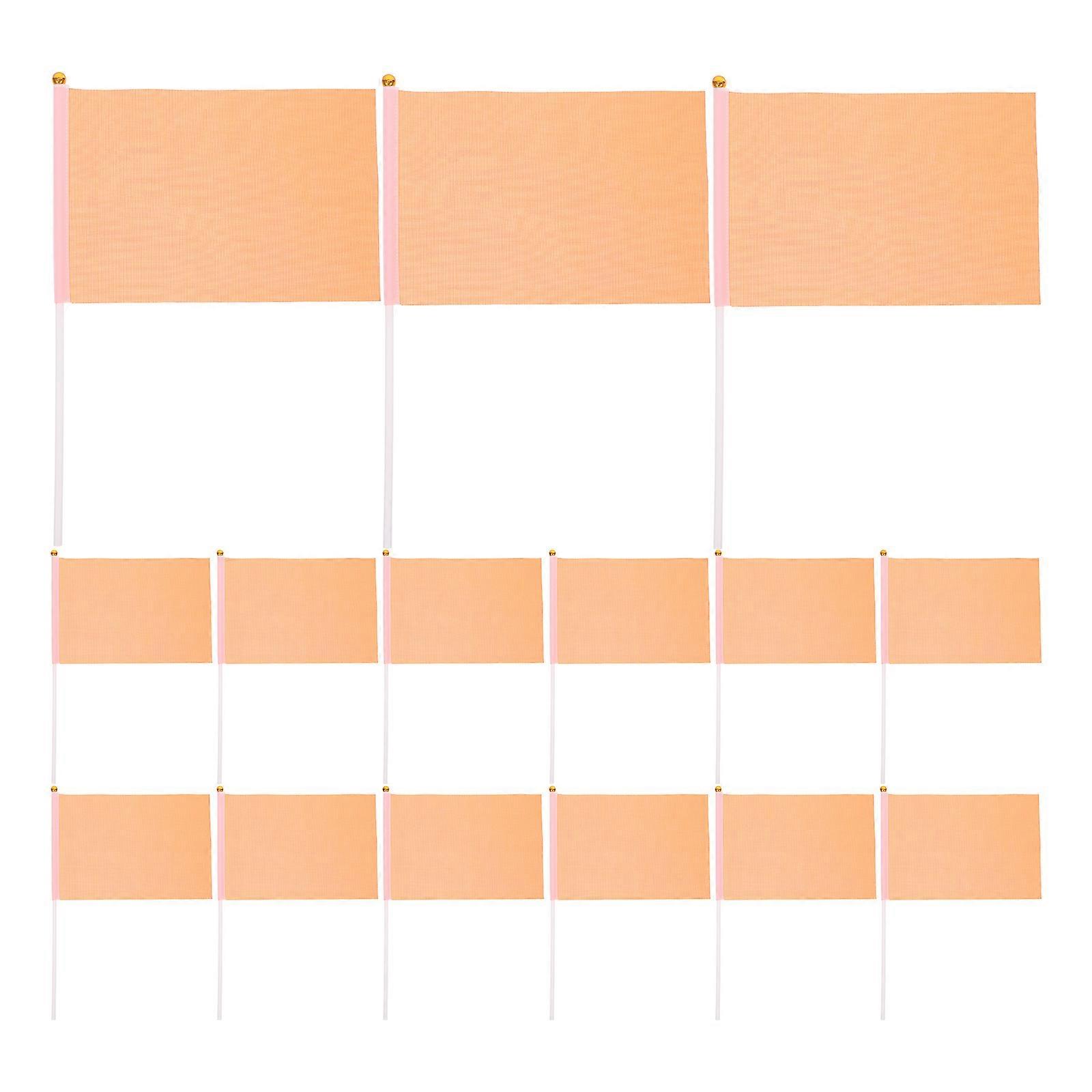 Mini Handheld Flag Diy Craft For Party Parade Celebration Polyester PVC 30.00X21.00X14.00CM 50Pcs